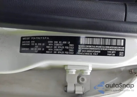 2018 Jeep Renegade Latitude 4X4 из США, поврежденный, VIN ZACCJBBB5JPG84608